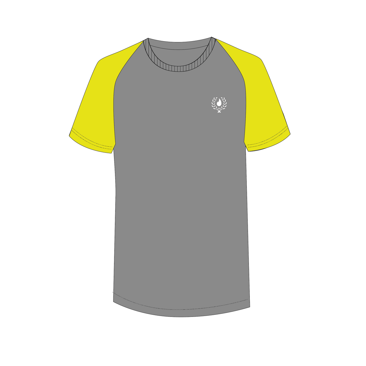 T-Shirt (Light Grey) + House Colour