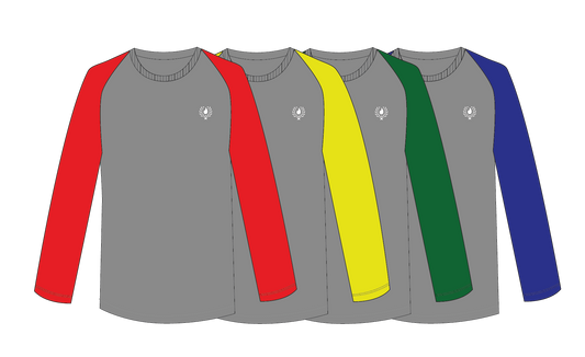 Long Sleeve T-Shirt (Gray) + House Colour