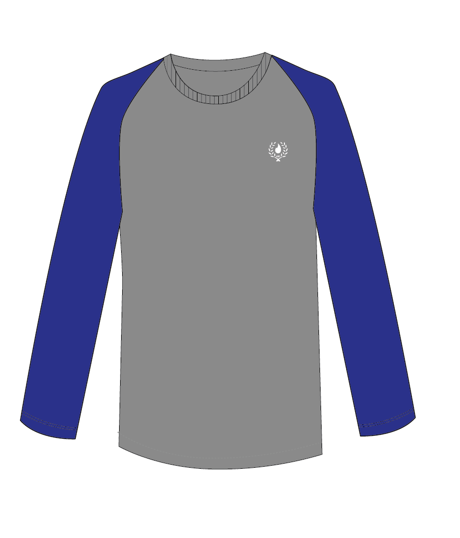 Long Sleeve T-Shirt (Gray) + House Colour