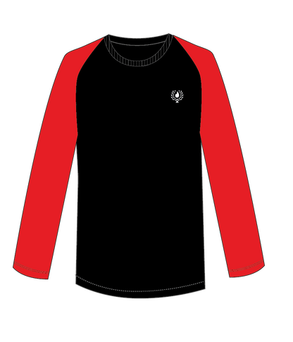 Long Sleeve T-Shirt (Black) + House Colour