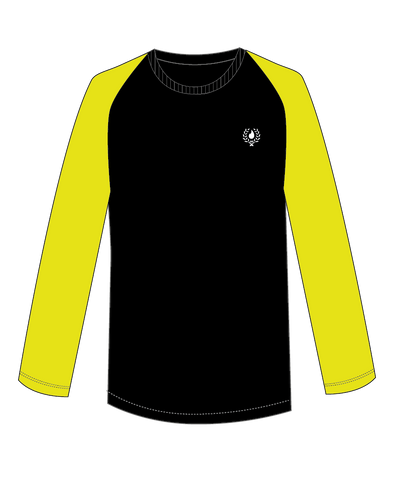 Long Sleeve T-Shirt (Black) + House Colour