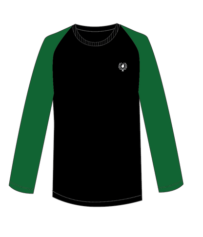 Long Sleeve T-Shirt (Black) + House Colour