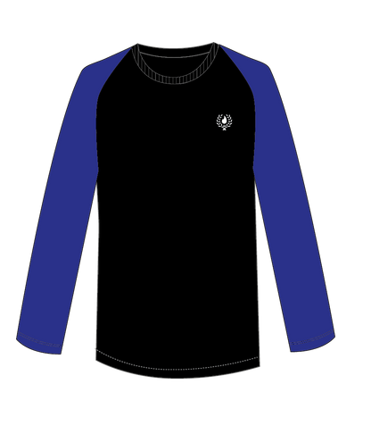 Long Sleeve T-Shirt (Black) + House Colour