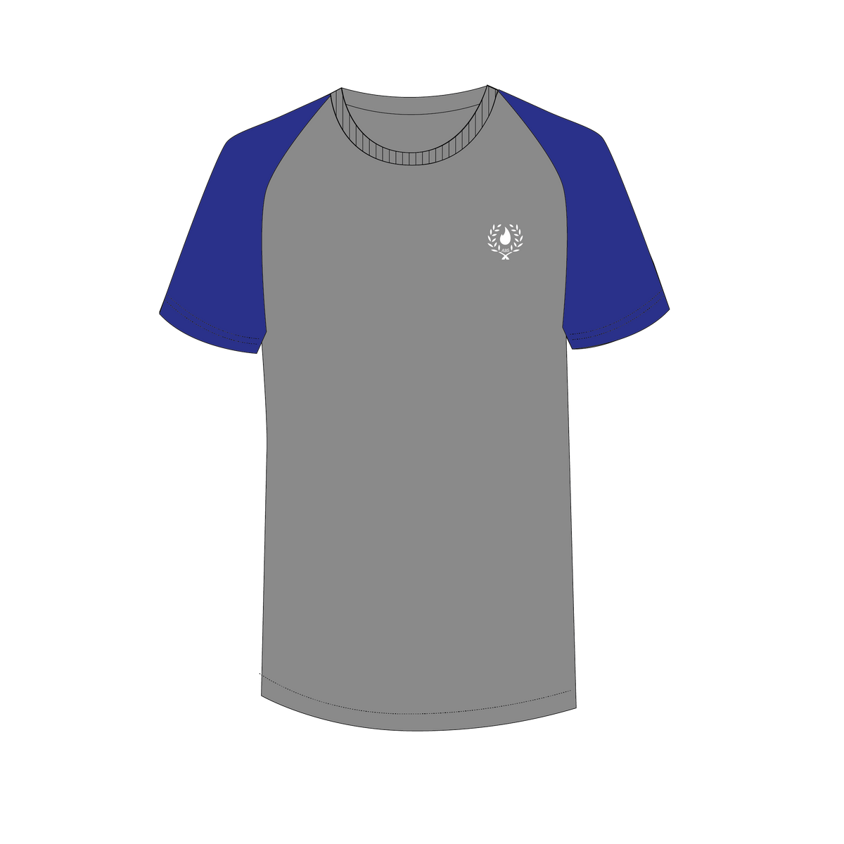 T-Shirt (Light Grey) + House Colour