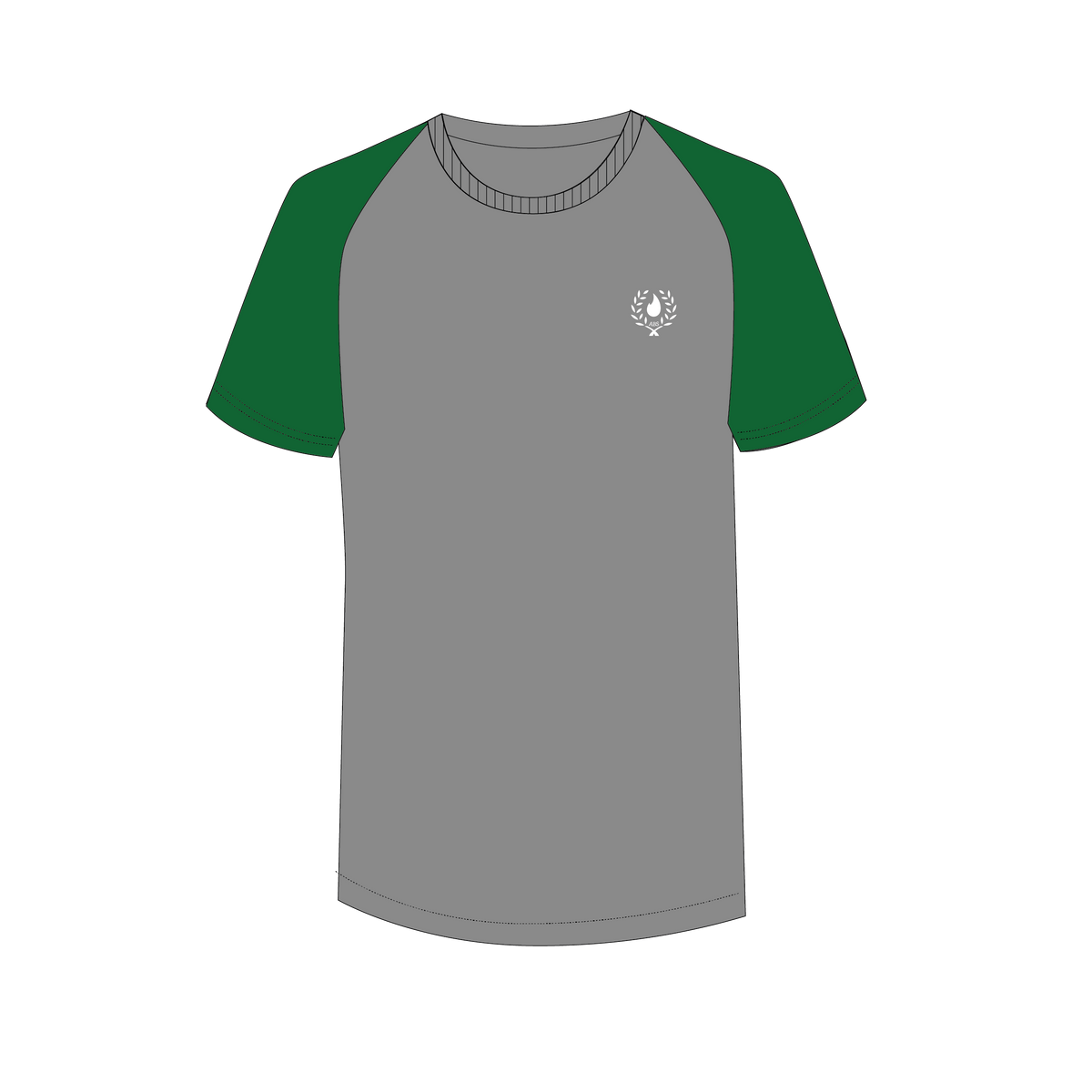 T-Shirt (Light Grey) + House Colour