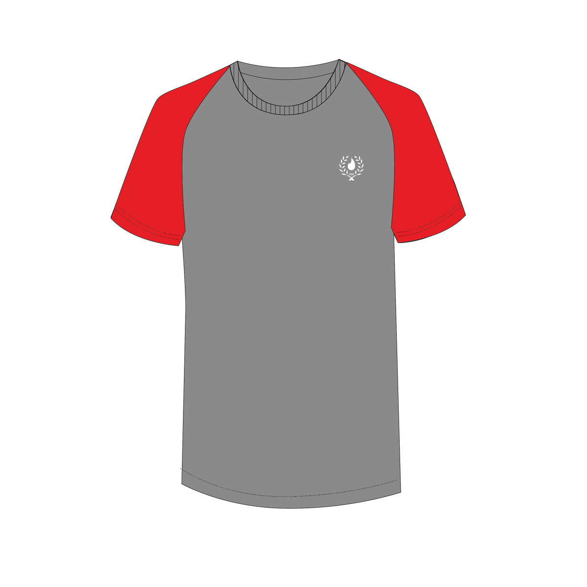 T-Shirt (Light Grey) + House Colour