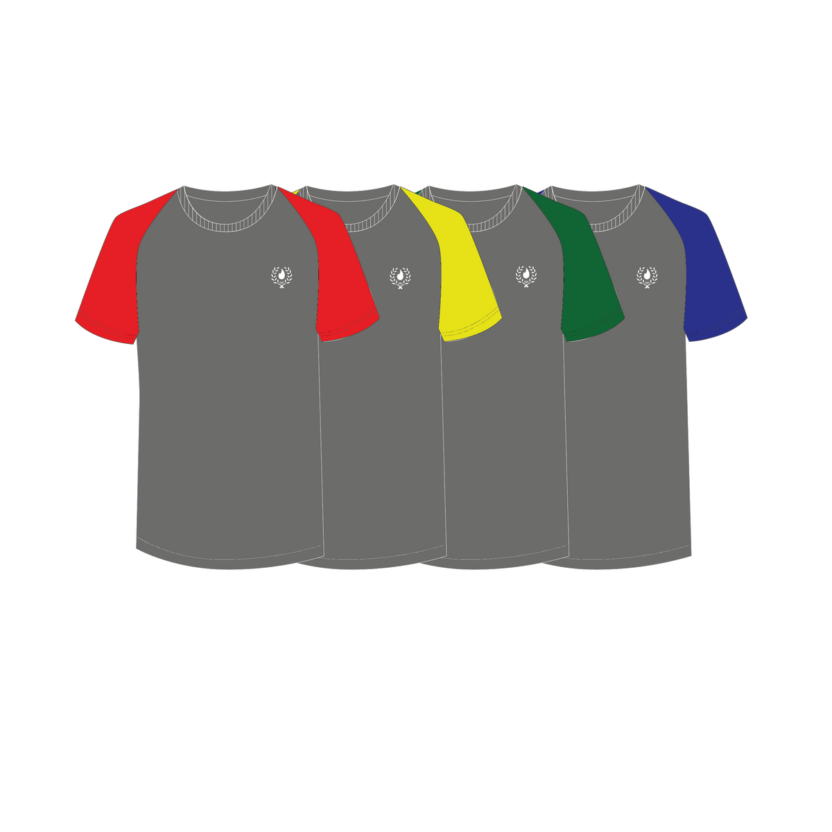 T-Shirt (Light Grey) + House Colour