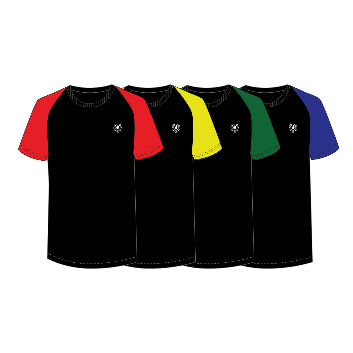 T-Shirt (Black) + House Colour